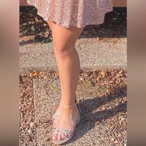 Benjamin Walk TouchUps Elegant Champagne Formal Platform Pumps